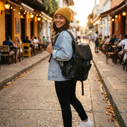 Bolso Cuero Velez Old Money